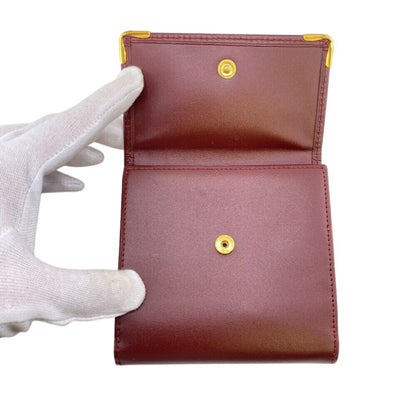 Cartier Bordeaux Compact Wallet