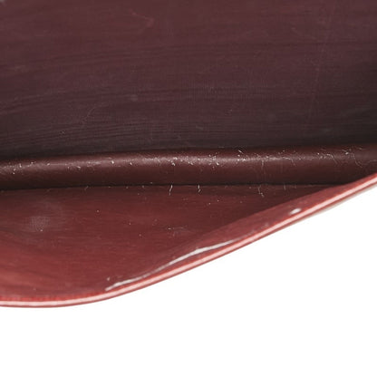 Cartier Must Line Shoulder Bag Wine Red Bordeaux Leather