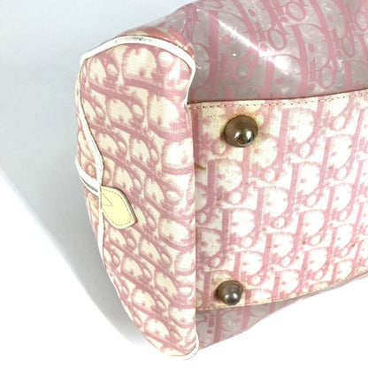 Christian Dior Dior Trotter Logo Tote Bag/Mini Boston Bag/Handbag In Vinyl And Patent Leather