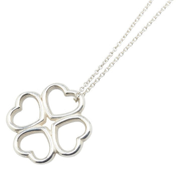 Tiffany & Co. Four-Leaf Clover Motif Necklace In 925 Silver
