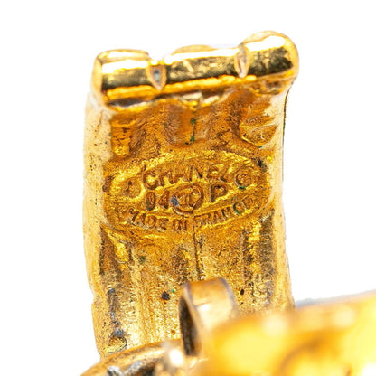 Vintage Chanel Coco Mark Swing Earrings