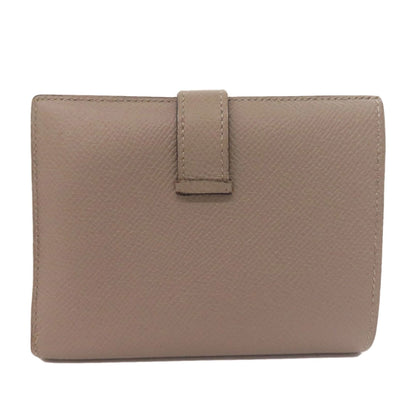 Hermes Herms Bearn Compact Silver Hardware Bifold Wallet Epson