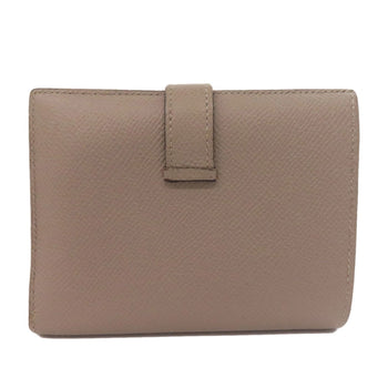 Hermes Herms Bearn Compact Silver Hardware Bifold Wallet Epson