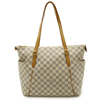Louis Vuitton Damier Azur Totally Mm Tote Bag Shoulder N51262