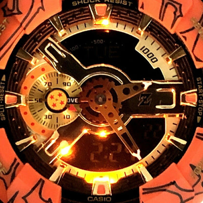 G-Shock Casio Ga-110Jdb-1 Dragonball Z Collaboration Model Watch With Led Light