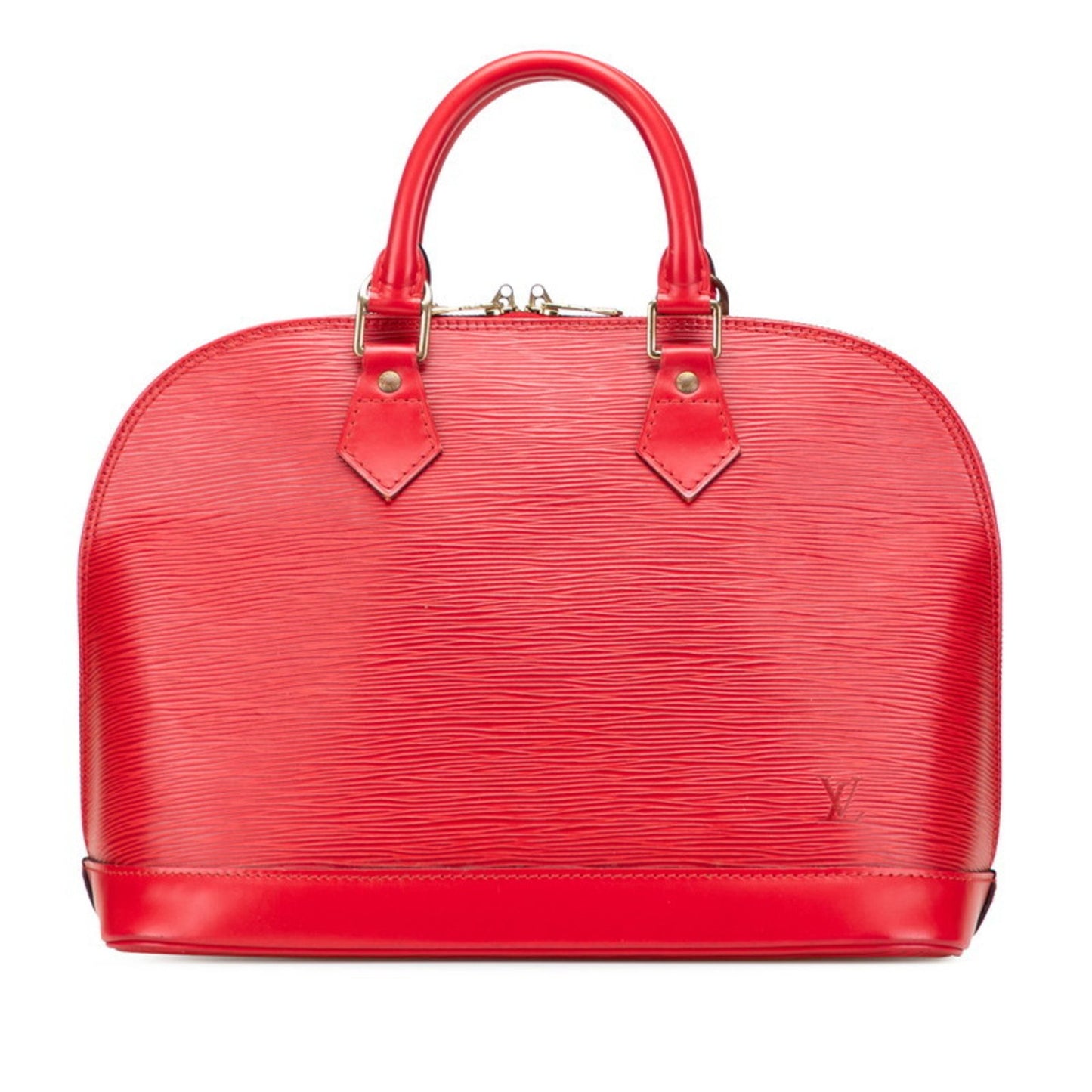 Louis Vuitton Epi Alma Handbag M52147 Castilian Red Leather