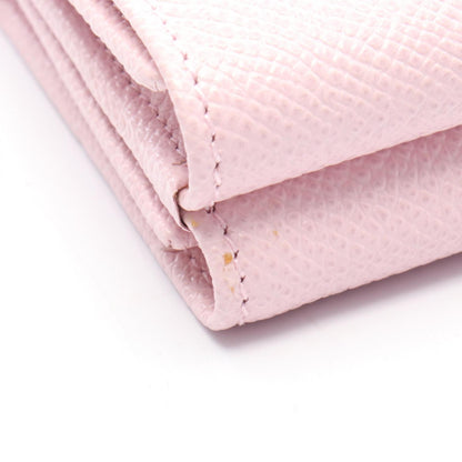 Bvlgari Clip Tri-Fold Wallet Leather