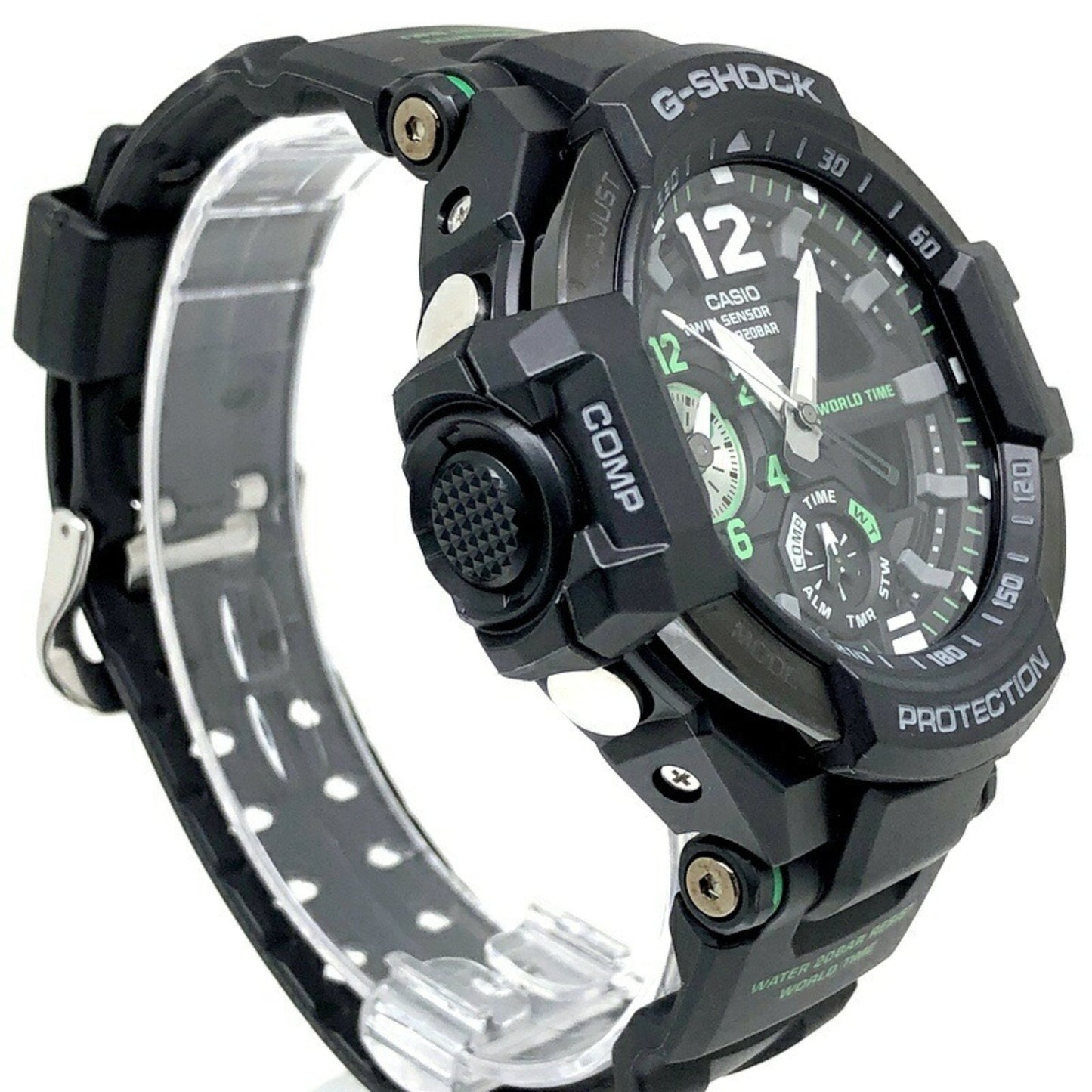 G-Shock Casio Ga-1100-1A3 Gravitymaster Watch With Twin Sensor