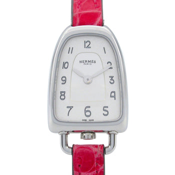 Hermes Hermes Gallop Watch Stainless Steel Leather