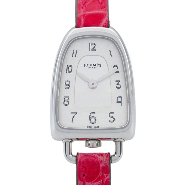 Hermes Hermes Gallop Watch Stainless Steel Leather