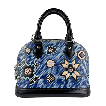 Louis Vuitton Alma Bb Handbag/Shoulder Bag In Epi Denim