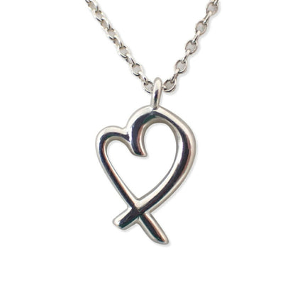 Tiffany 925 Loving Heart Pendant Necklace