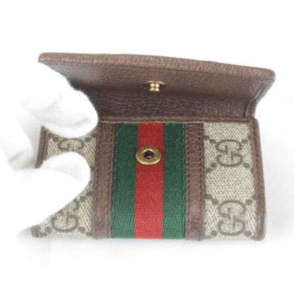 Gucci Sherry Line 6-Key Case 603732.1147 Gg Supreme Canvas Beige