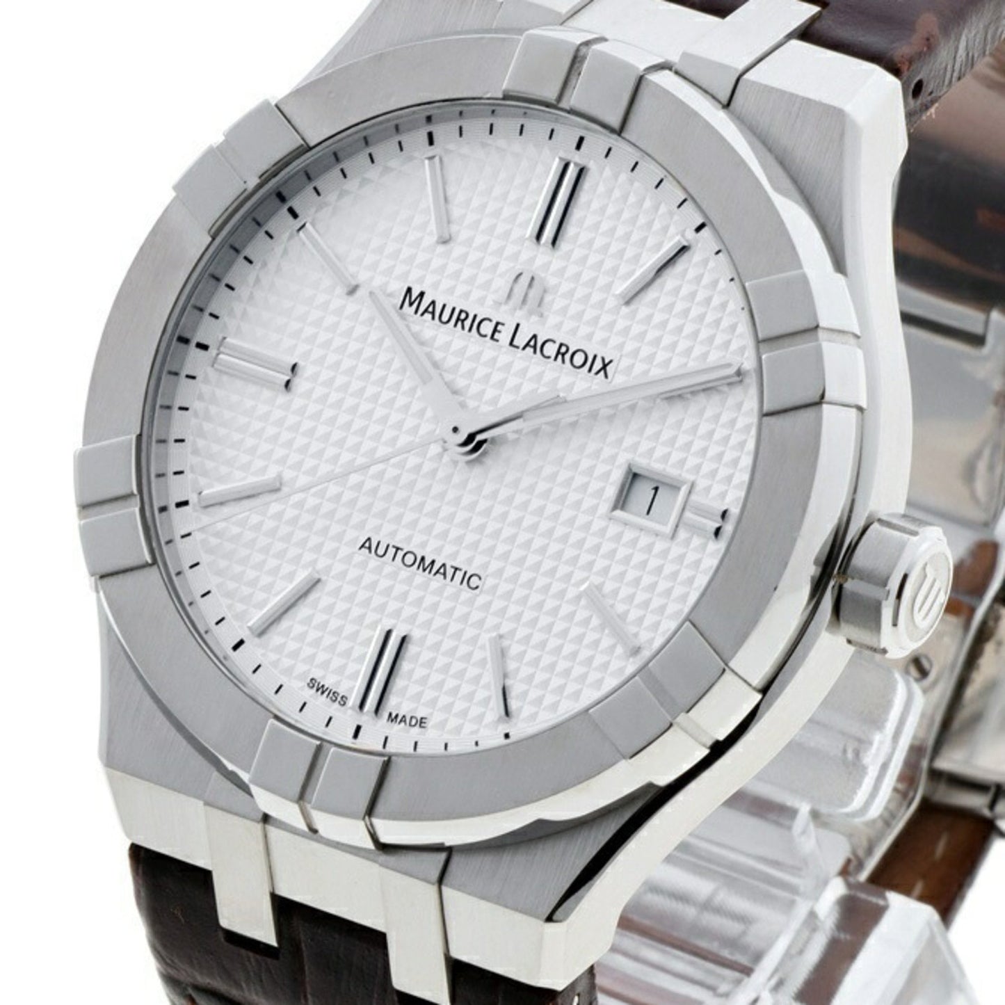 Maurice Lacroix Icon Automatic Date Ai6008-Ss001-130-1 Watch A-158761