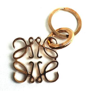 Loewe Anagram Keyring Key Holder Rose Gold 111.29.203