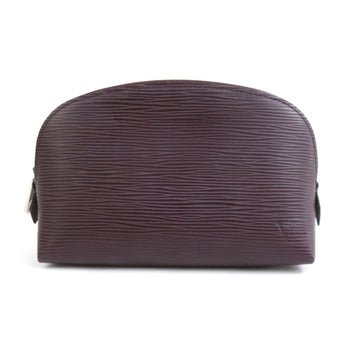 Louis Vuitton Epi Pochette Tick Leather Dark Purple Silver