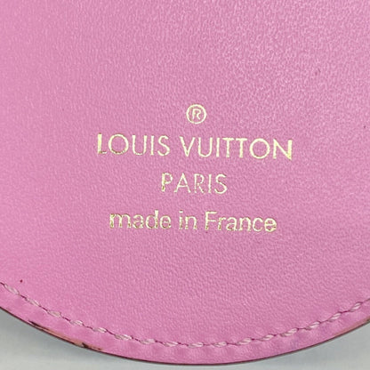 Louis Vuitton Vernis Porte Clay Lustre Keychain M00621 Pink Blue