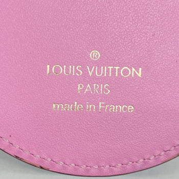 Louis Vuitton Vernis Porte Clay Lustre Keychain M00621 Pink Blue