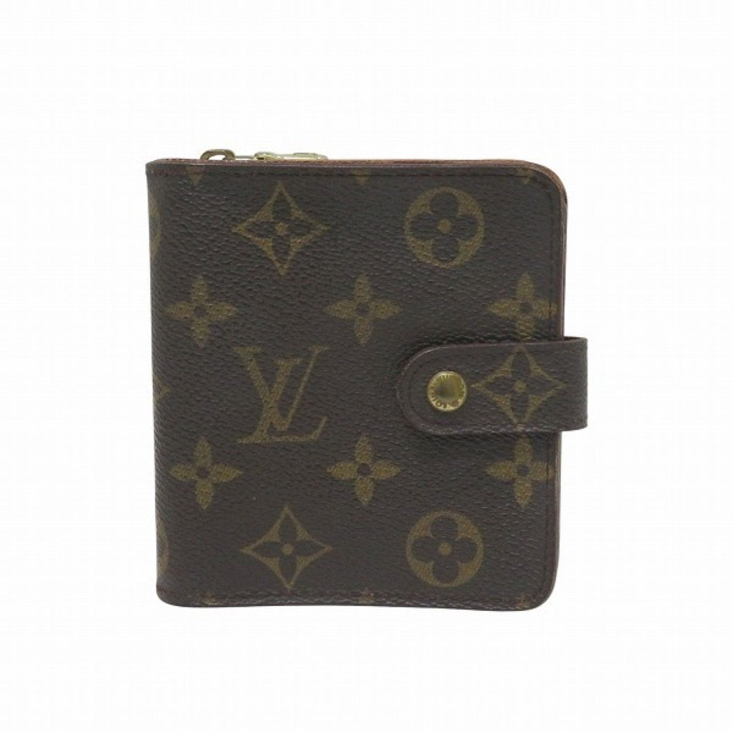 Louis Vuitton Monogram Compact Zip Bi-Fold Wallet M61667