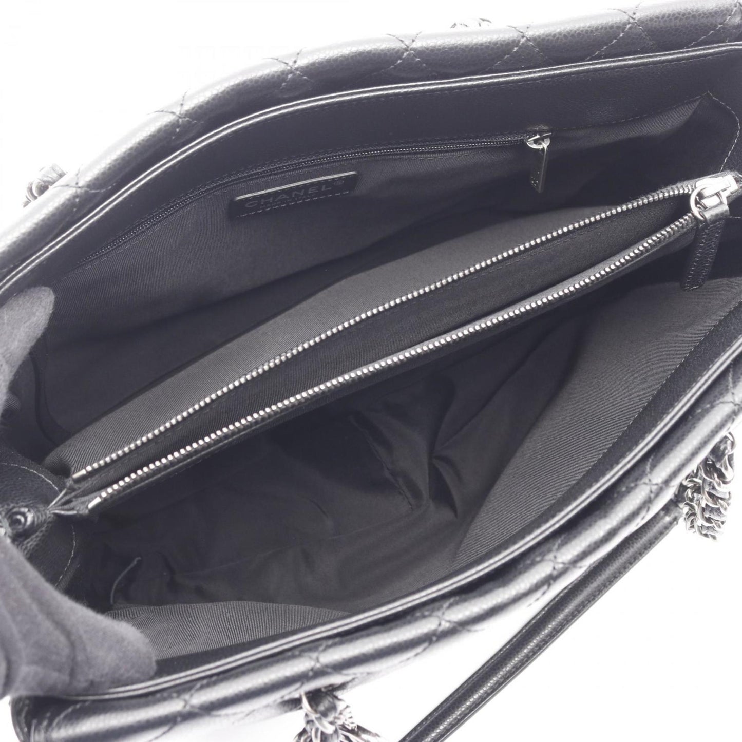 Chanel Matelasse Tote Bag In Calfskin Leather