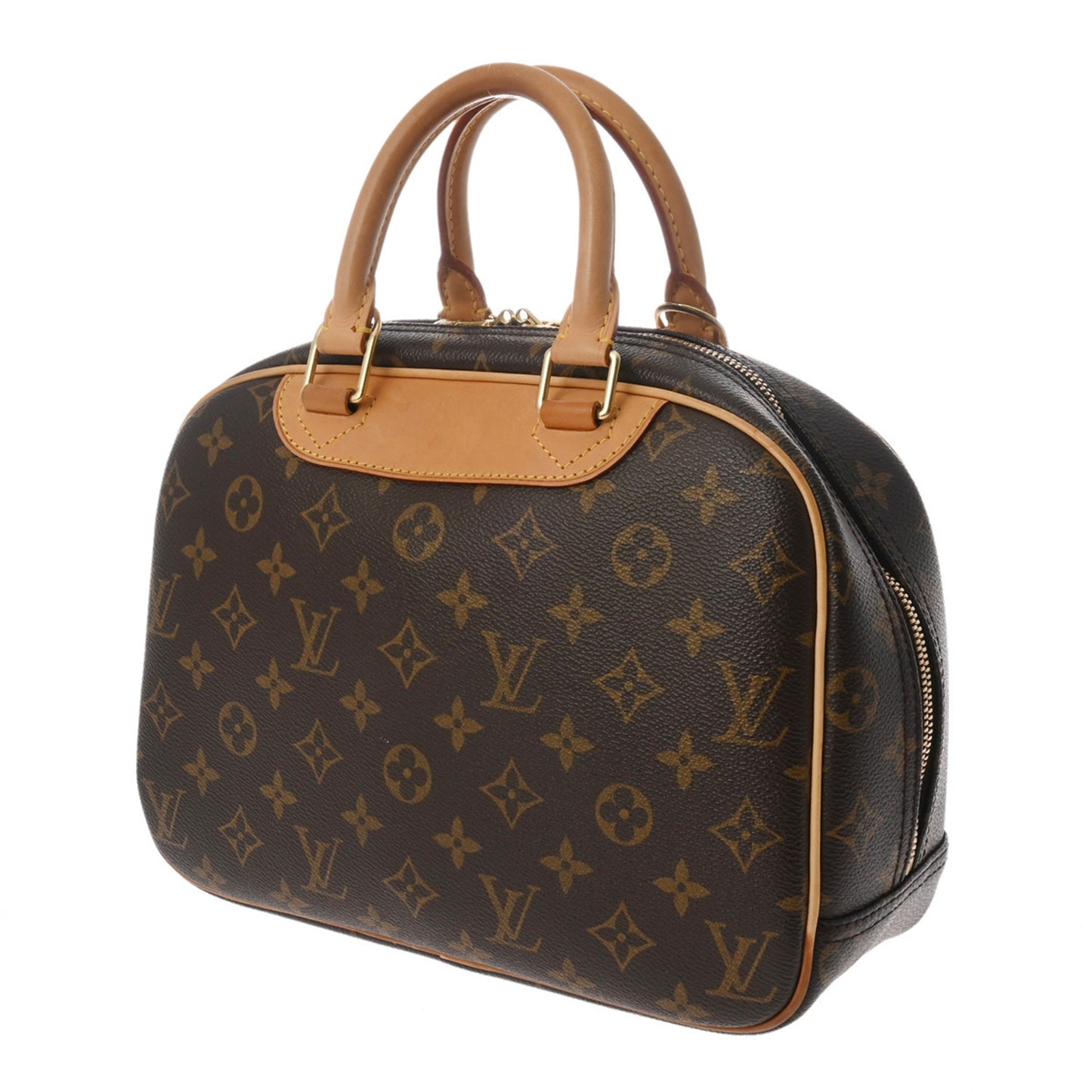 Louis Vuitton Monogram Trouville Brown M42228 Women'S Canvas Handbag