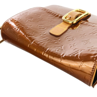 Louis Vuitton Vernis Christy Gm Shoulder Bag M91107 Brown