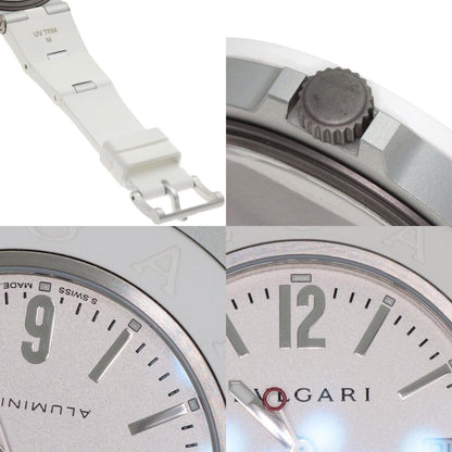 Bvlgari Bb40At Aluminum White Watch Aluminum/Rubber