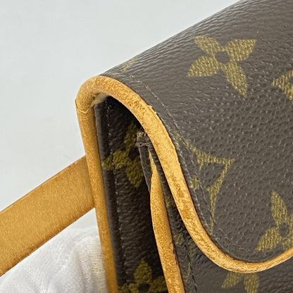 Louis Vuitton Monogram Pochette Florentine Waist Bag M51855 Brown