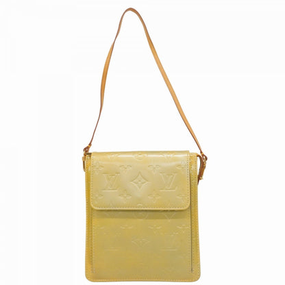 Louis Vuitton Vernis Motto Shoulder Bag M91030 Green
