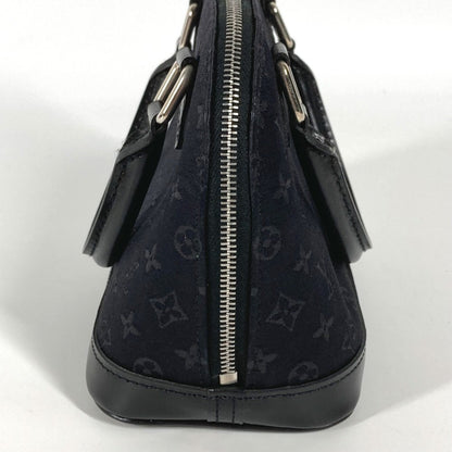 Louis Vuitton M92146 Monogram Satin Little Alma Bag Mini Pouch Handbag Leather