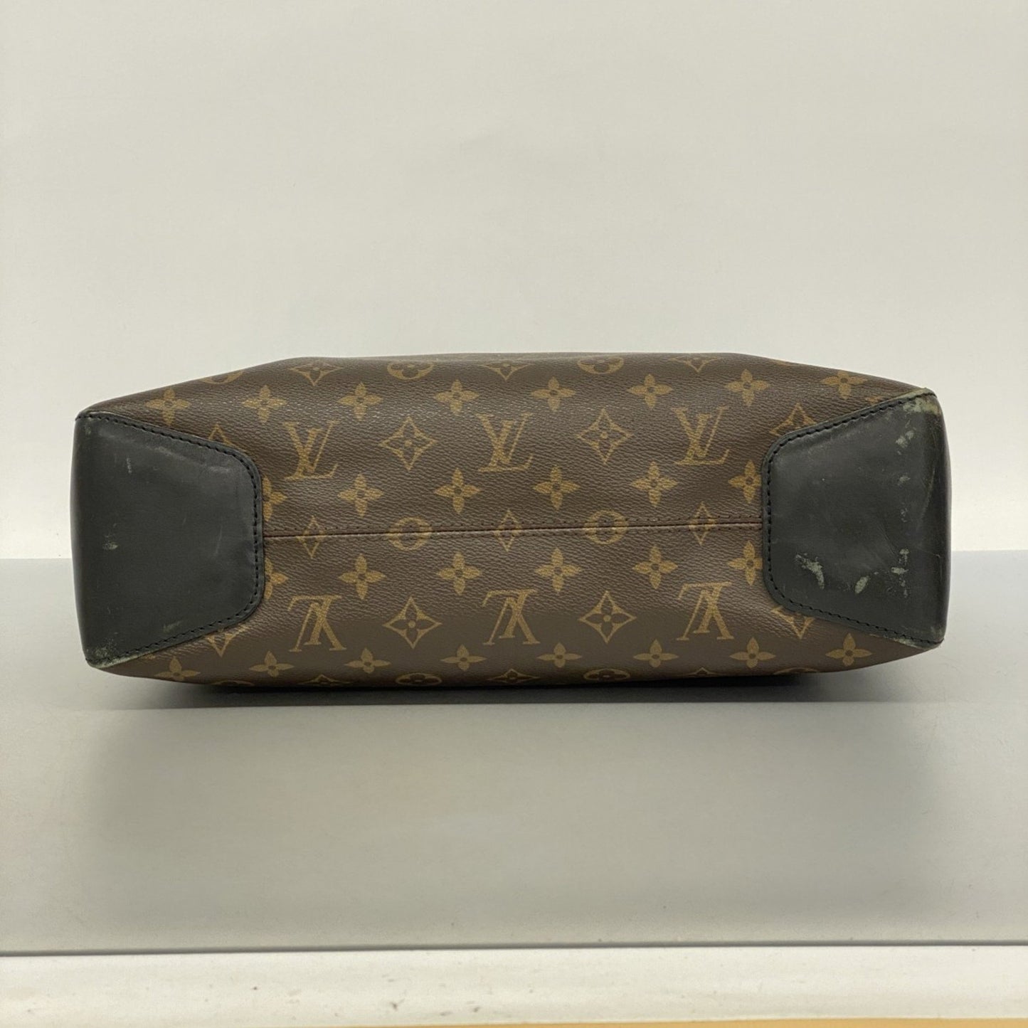 Louis Vuitton Monogram Macassar Torres Shoulder Bag M40387 Brown/Black