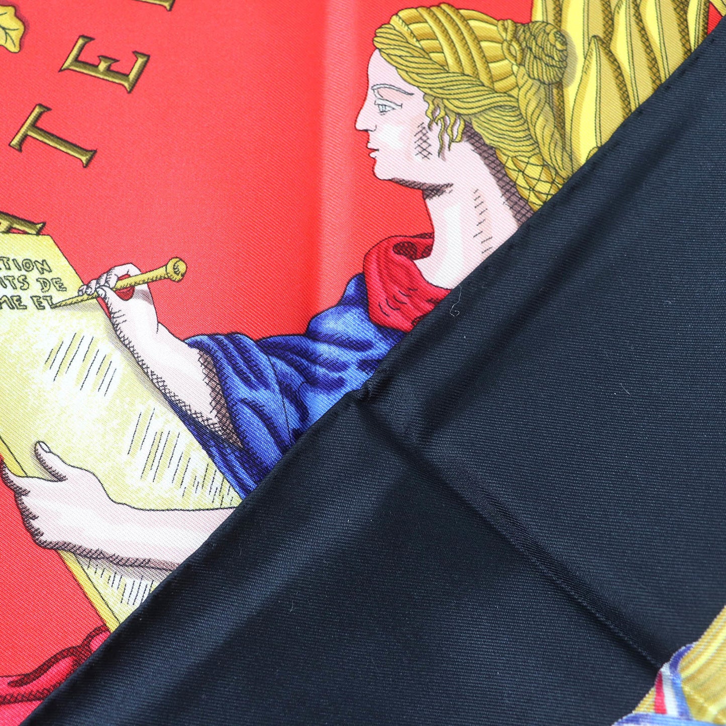 Hermes 1789 Liberte Egalite Fraternite Republique Francaise (1789) 100% Silk Scarf