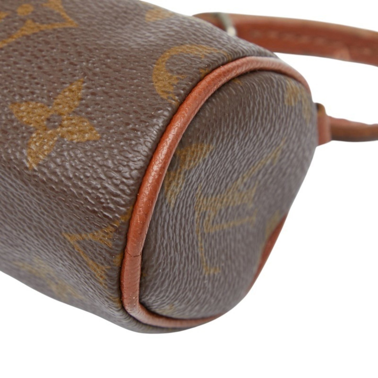 Louis Vuitton Monogram Papillon 30 Accessory Pouch M51385 Brown Leather
