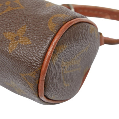 Louis Vuitton Monogram Papillon 30 Accessory Pouch M51385 Brown Leather