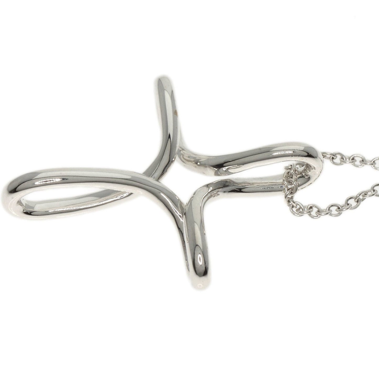 Tiffany & Co. Infinity Cross Necklace Silver