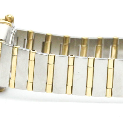 Polished Omega Constellation Diamond 18K Gold Steel Watch 1267.30 Bf581978