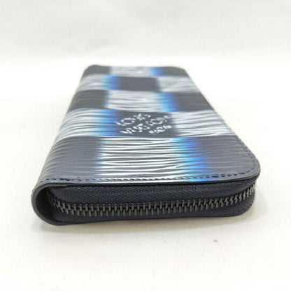 Louis Vuitton Louis Vuitton Long Wallet Zippy Vertical M82820 Navy Blue White Black Damier Rush Epi