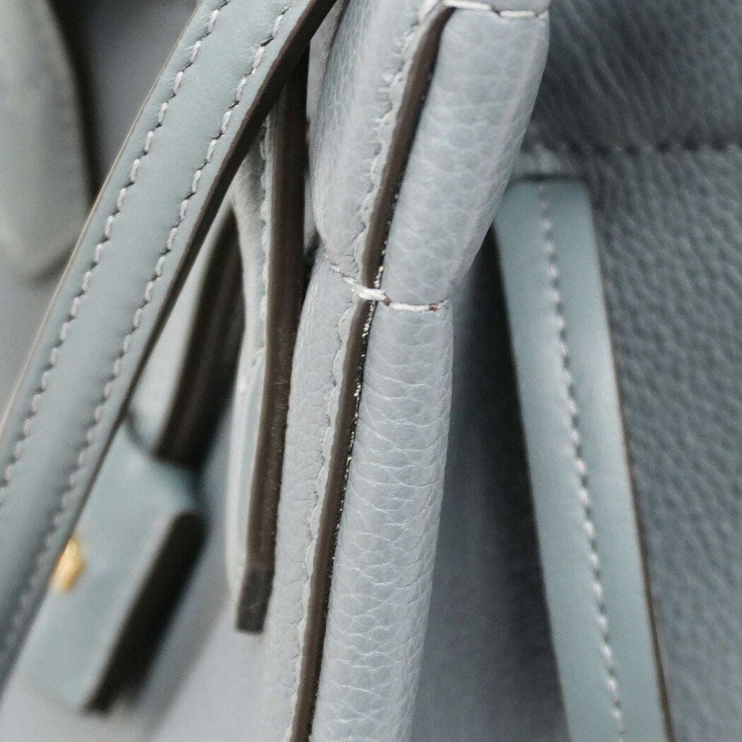 Fendi Origami Leather Shoulder Bag In Gray