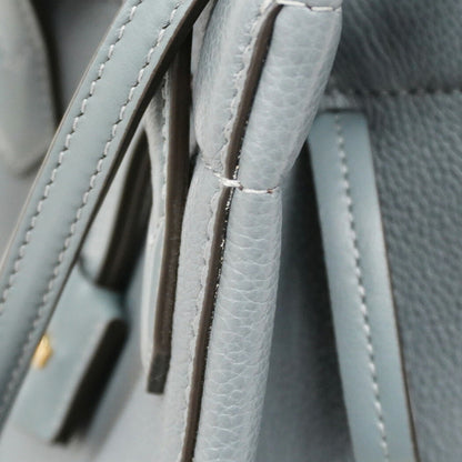 Fendi Origami Leather Shoulder Bag In Gray