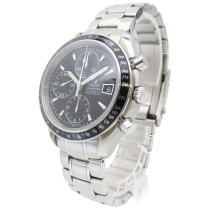 Omega Speedmaster Date 3210.50 Automatic Watch Stainless Steel Black Dial 0327 Omega