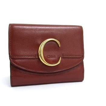 Chlo Chloe Wallet C Brown Leather