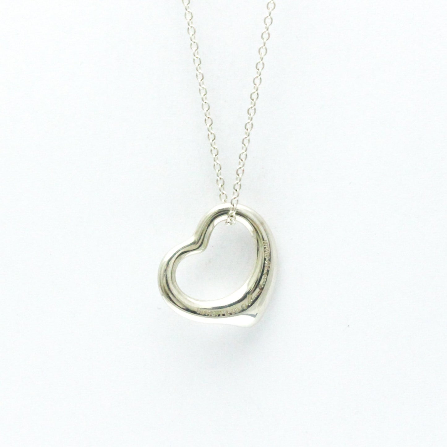 Tiffany Open Heart Silver 925 No Stone Men