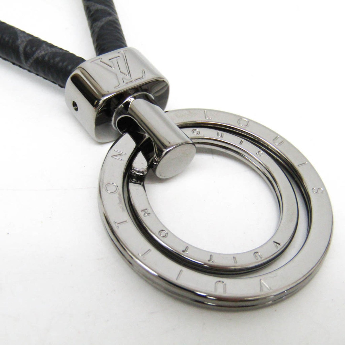 Louis Vuitton Monogram Eclipse Lv Harlow Key Ring M68853 Keyring