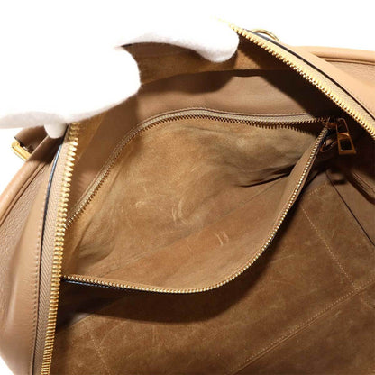 Loewe Amazona 36 2-Way Handbag/Shoulder Bag In Brown Leather