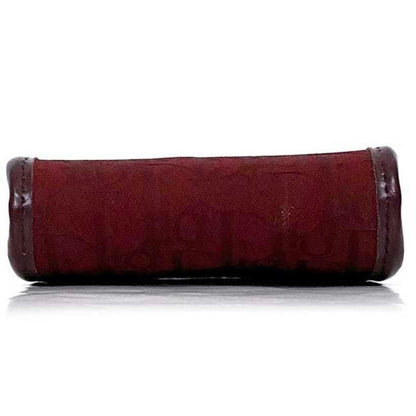 Christian Dior Wallet Ec-23600 Bordeaux Trotter Jacquard Canvas