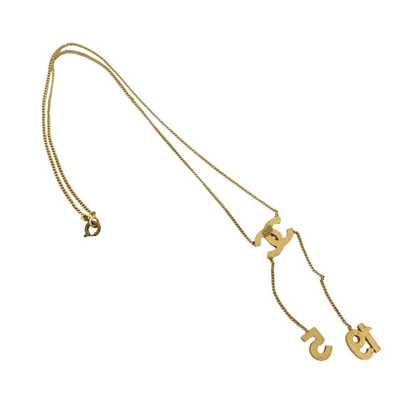 01C Chanel Coco Mark No.19 No.5 Necklace