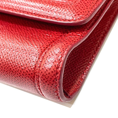 Salvatore Ferragamo Vala Ribbon Bag 2Way Pochette Shoulder Bag Red