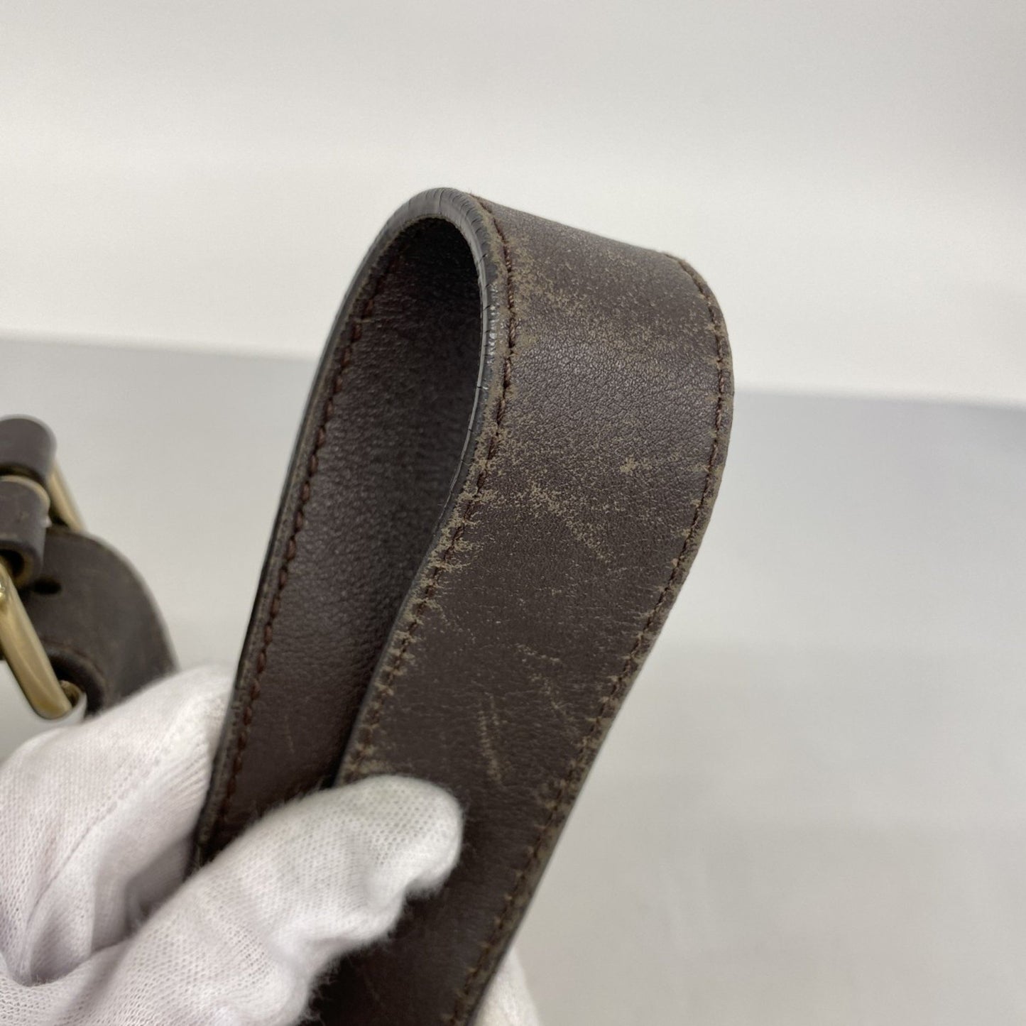 Gucci Gg Canvas Shoulder Bag 388930 Brown