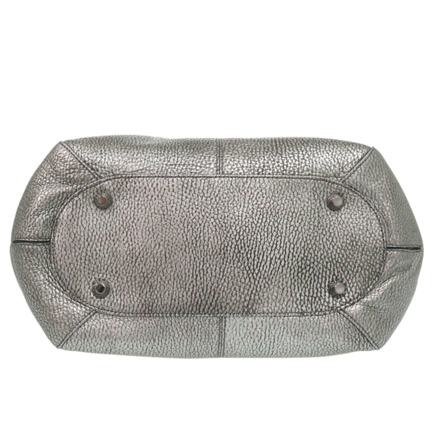 Jimmy Choo Leather Silver Shoulder Bag 0639 Jimmy Choo