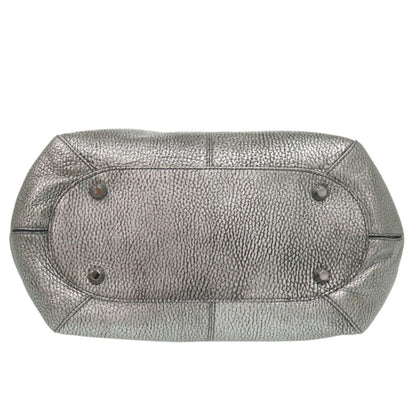 Jimmy Choo Leather Silver Shoulder Bag 0639 Jimmy Choo